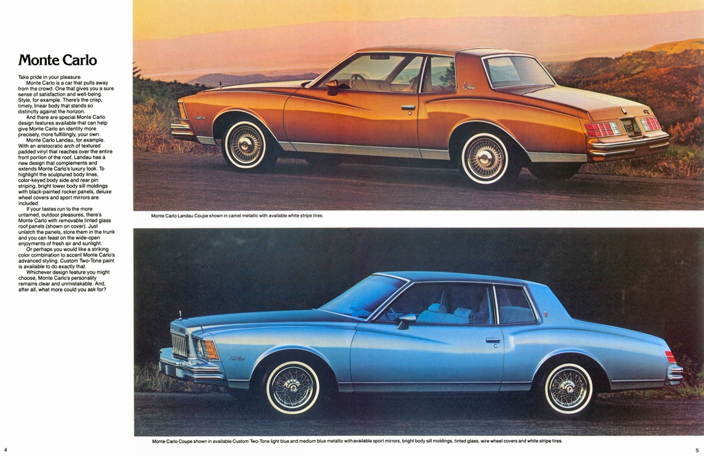 1979 Chevrolet Monte Carlo Brochure Page 4